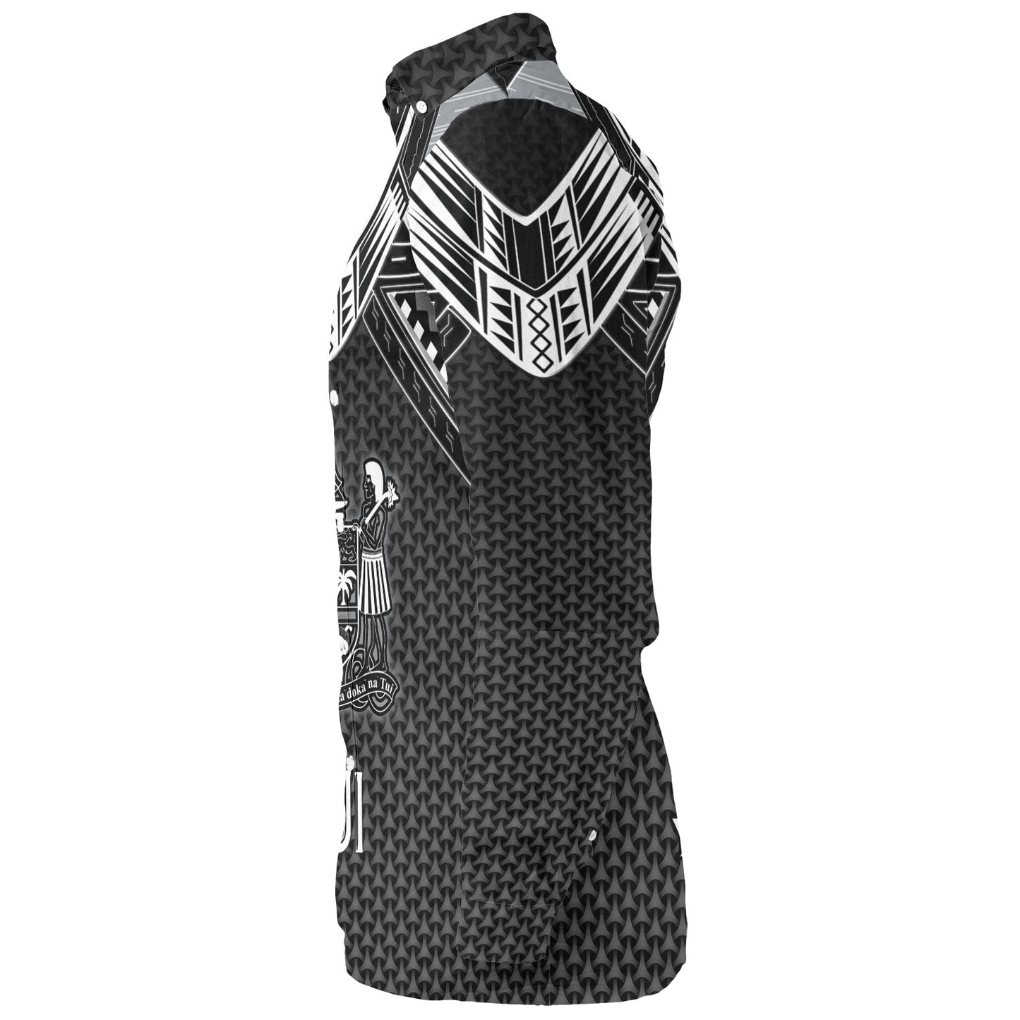 Fiji Custom Personalised Long Sleeve Shirt Polynesian Tribal Tattoo