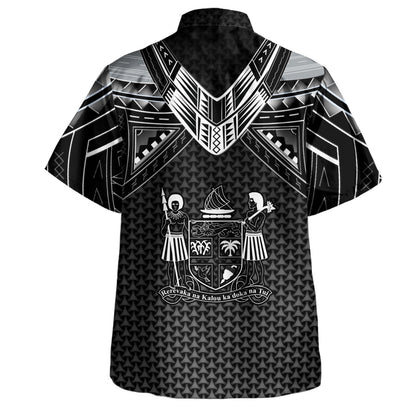 Fiji Hawaiian Shirt Boso Levu With Fijian War Club Polynesian