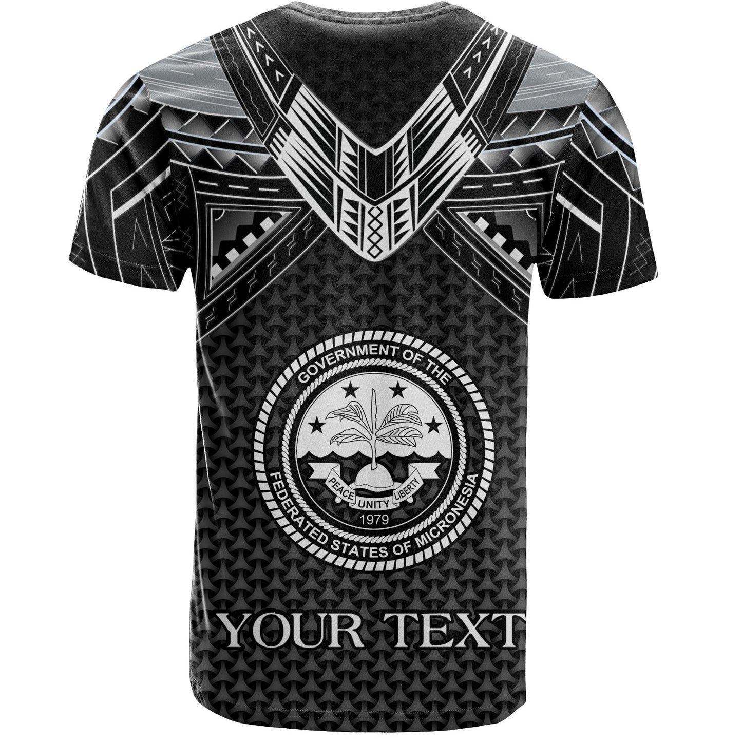 Federated States Of Micronesia Custom Personalised T-Shirt Polynesian Tribal Tattoo