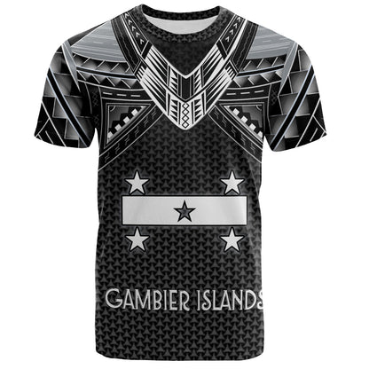 Gambier Islands Custom Personalised T-Shirt Polynesian Tribal Tattoo