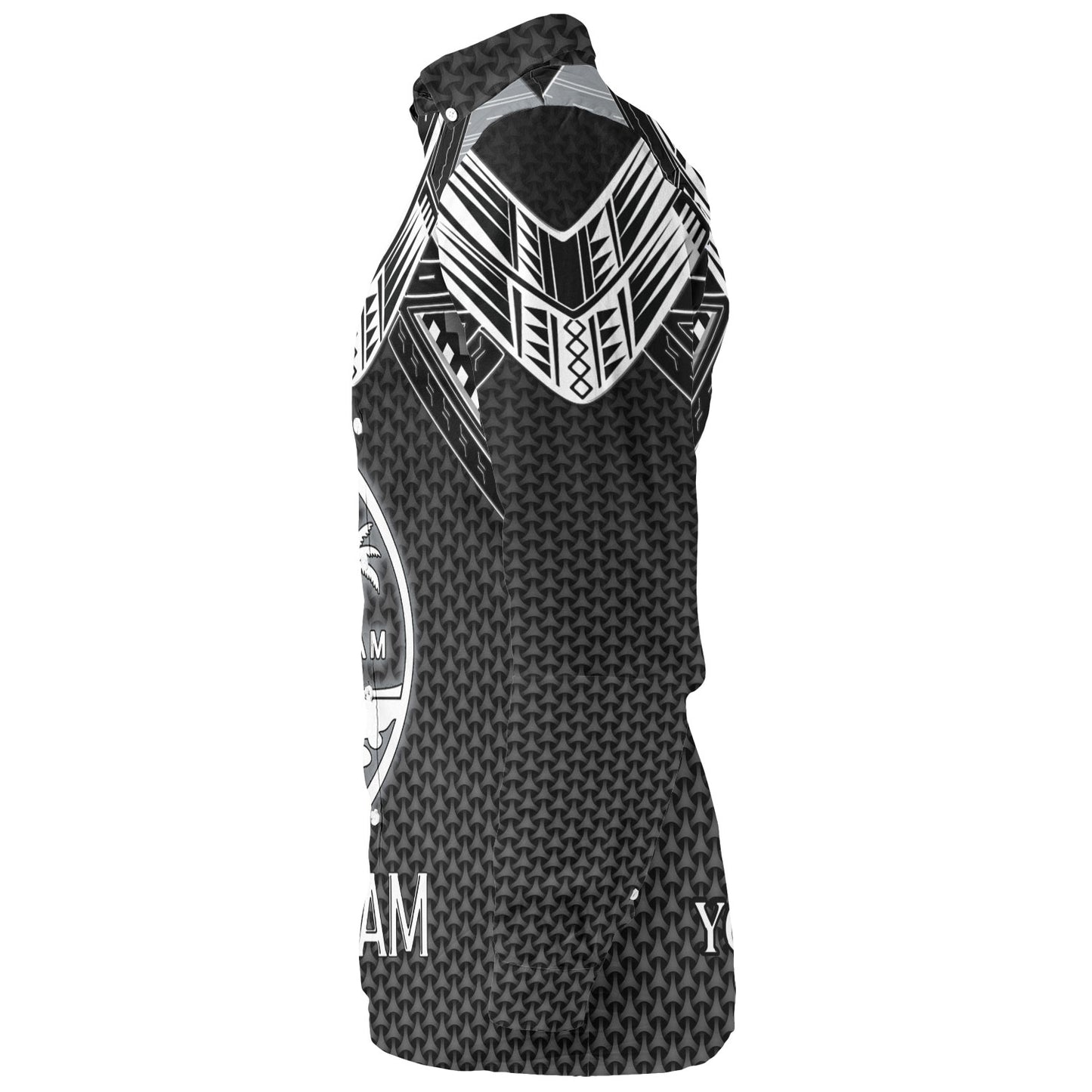 Guam Custom Personalised Long Sleeve Shirt Polynesian Tribal Tattoo