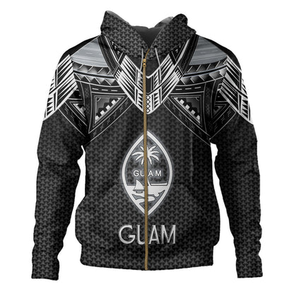 Guam Custom Personalised Hoodie Polynesian Tribal Tattoo