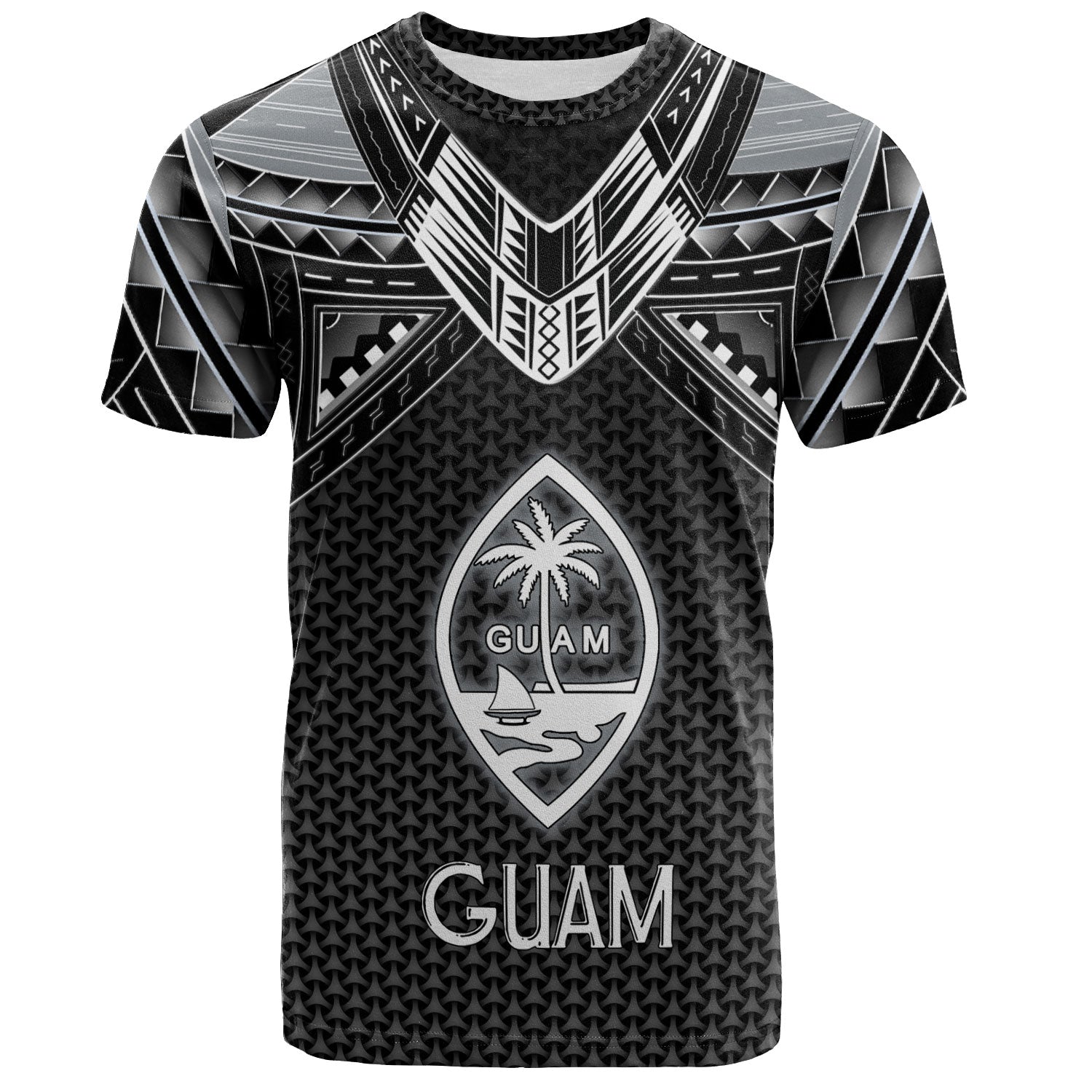 Guam Custom Personalised T-Shirt Polynesian Tribal Tattoo