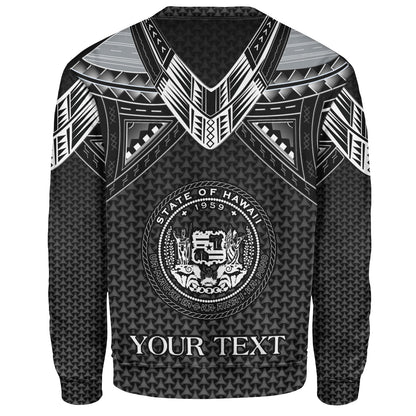 Hawaii Custom Personalised Sweatshirt Polynesian Tribal Tattoo