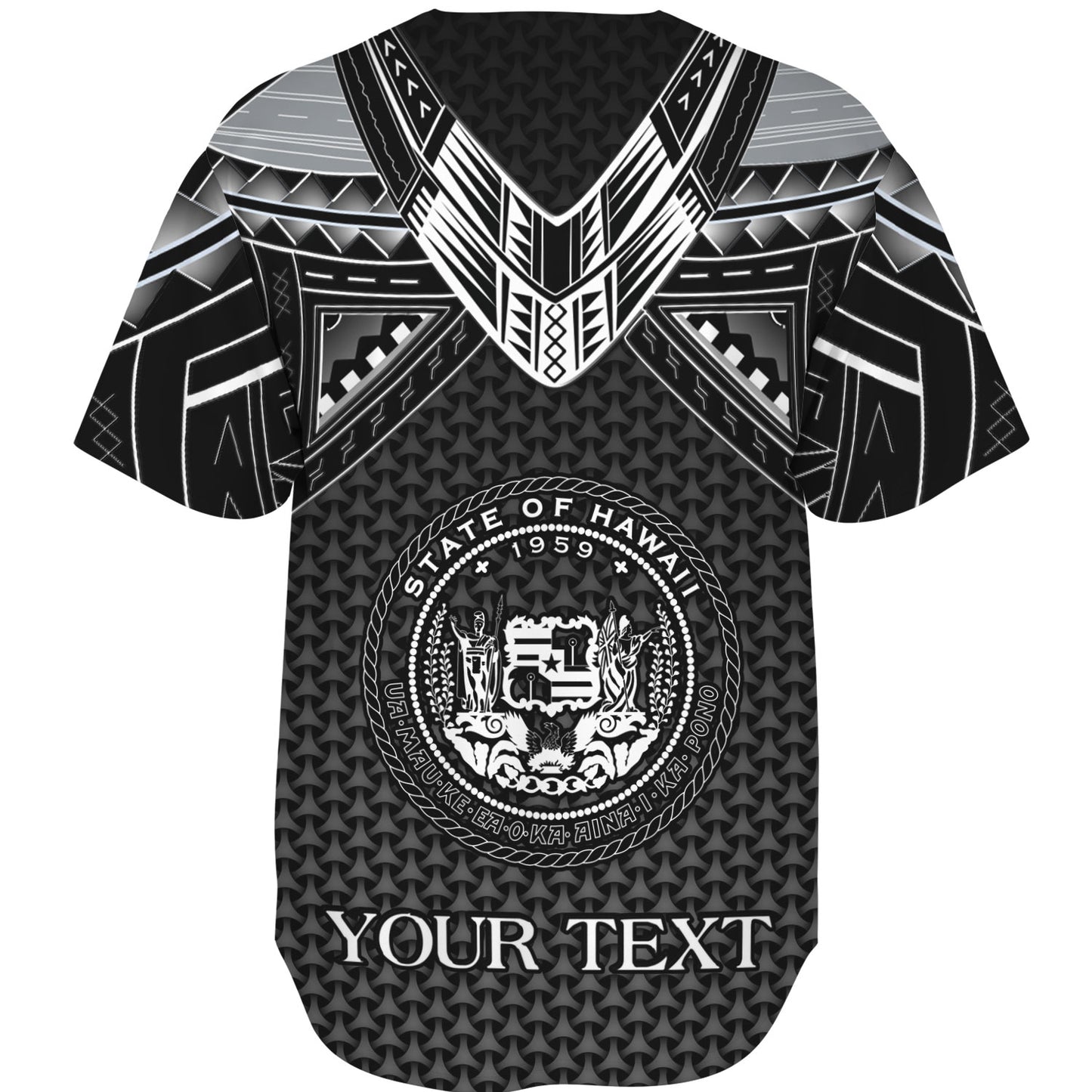 Hawaii Custom Personalised Baseball Shirt Polynesian Tribal Tattoo