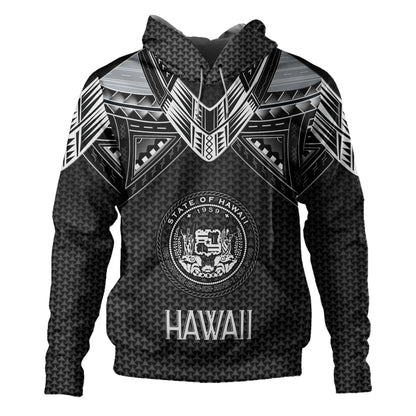 Hawaii Custom Personalised Hoodie Polynesian Tribal Tattoo