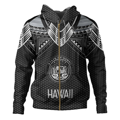 Hawaii Custom Personalised Hoodie Polynesian Tribal Tattoo