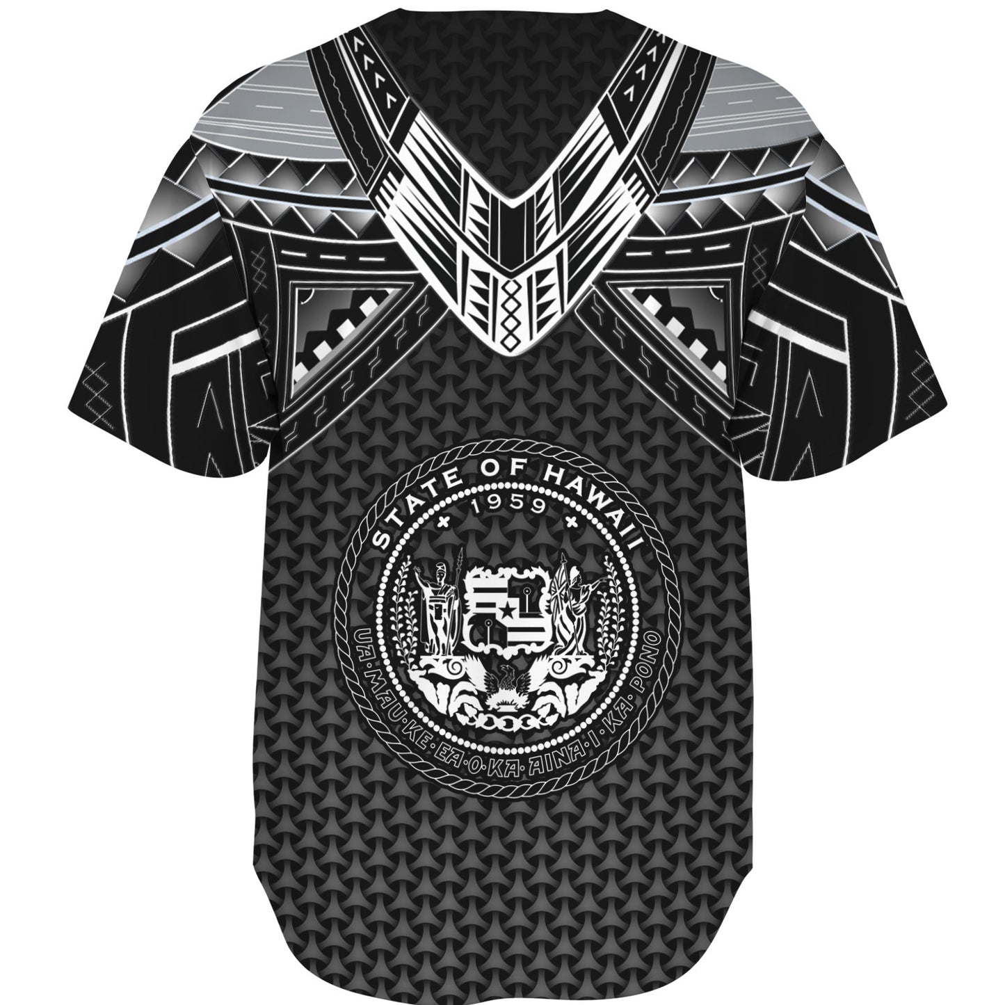 Hawaii Custom Personalised Baseball Shirt Polynesian Tribal Tattoo