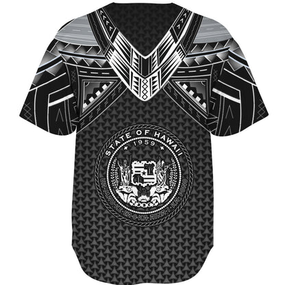 Hawaii Custom Personalised Baseball Shirt Polynesian Tribal Tattoo