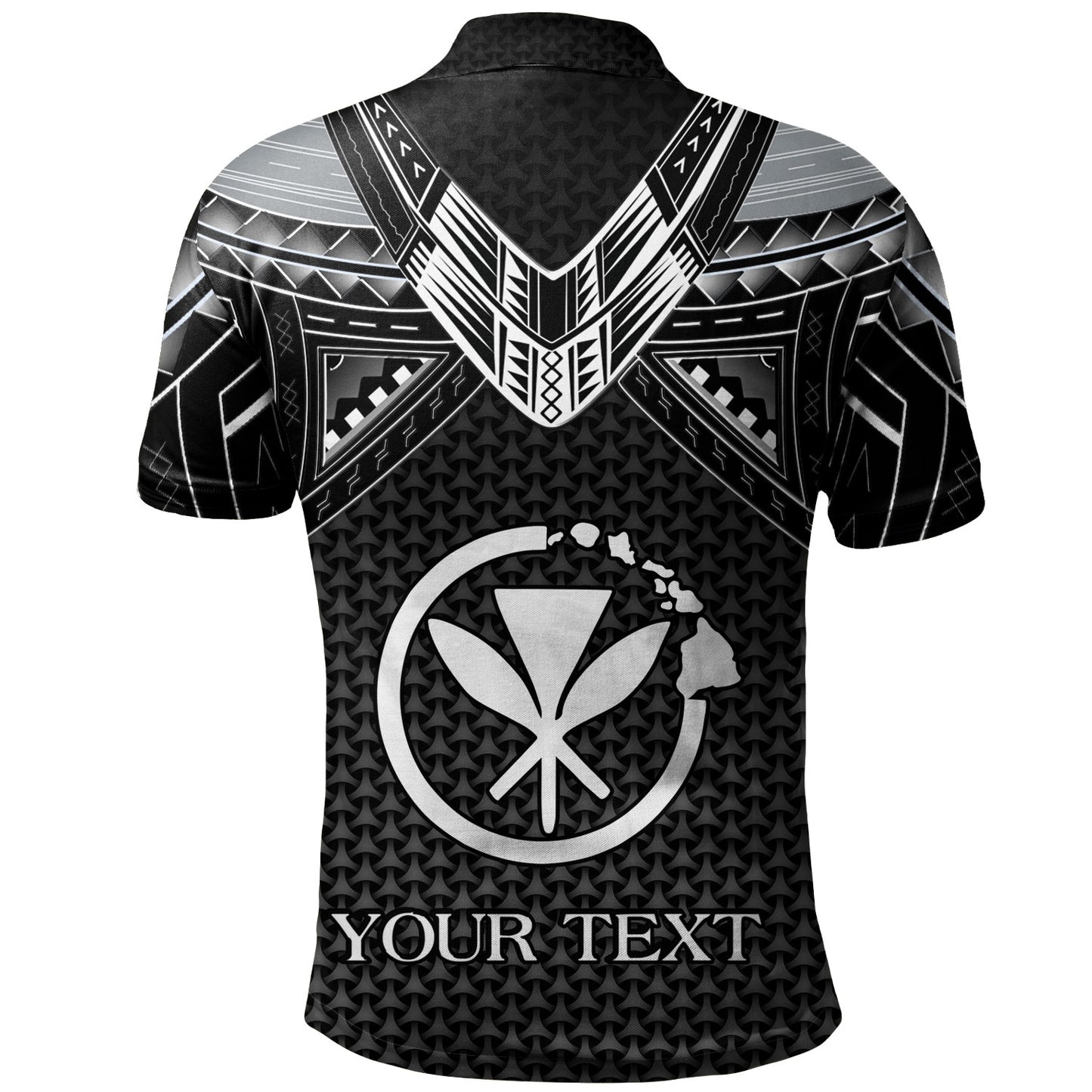 Hawaii Kanaka Maoli Custom Personalised Polo Shirt Polynesian Tribal Tattoo