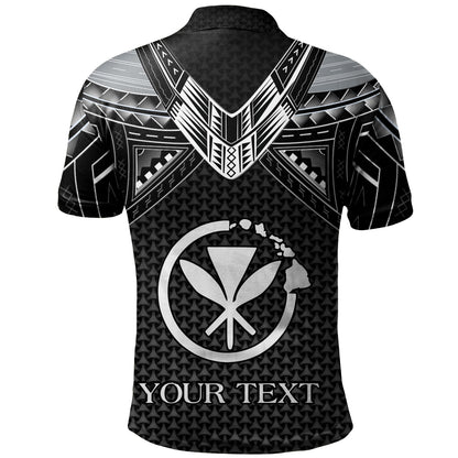 Hawaii Kanaka Maoli Custom Personalised Polo Shirt Polynesian Tribal Tattoo