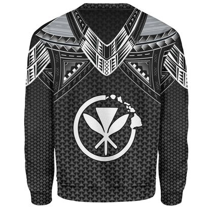 Hawaii Kanaka Maoli Custom Personalised Sweatshirt Polynesian Tribal Tattoo