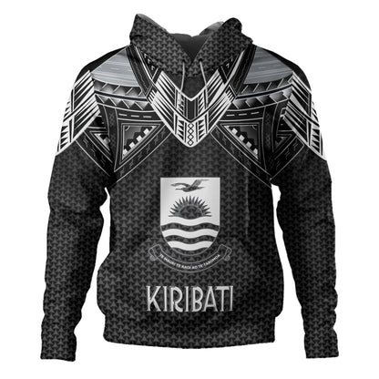 Kiribati Custom Personalised Hoodie Polynesian Tribal Tattoo