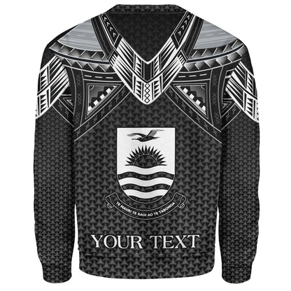Kiribati Custom Personalised Sweatshirt Polynesian Tribal Tattoo