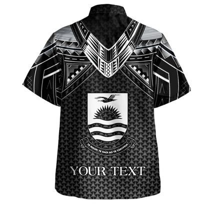 Kiribati Custom Personalised Hawaiian Shirt Polynesian Tribal Tattoo