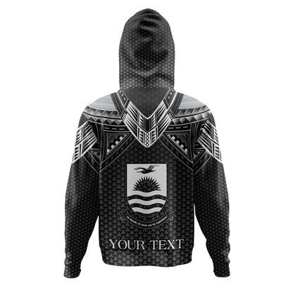 Kiribati Custom Personalised Hoodie Polynesian Tribal Tattoo