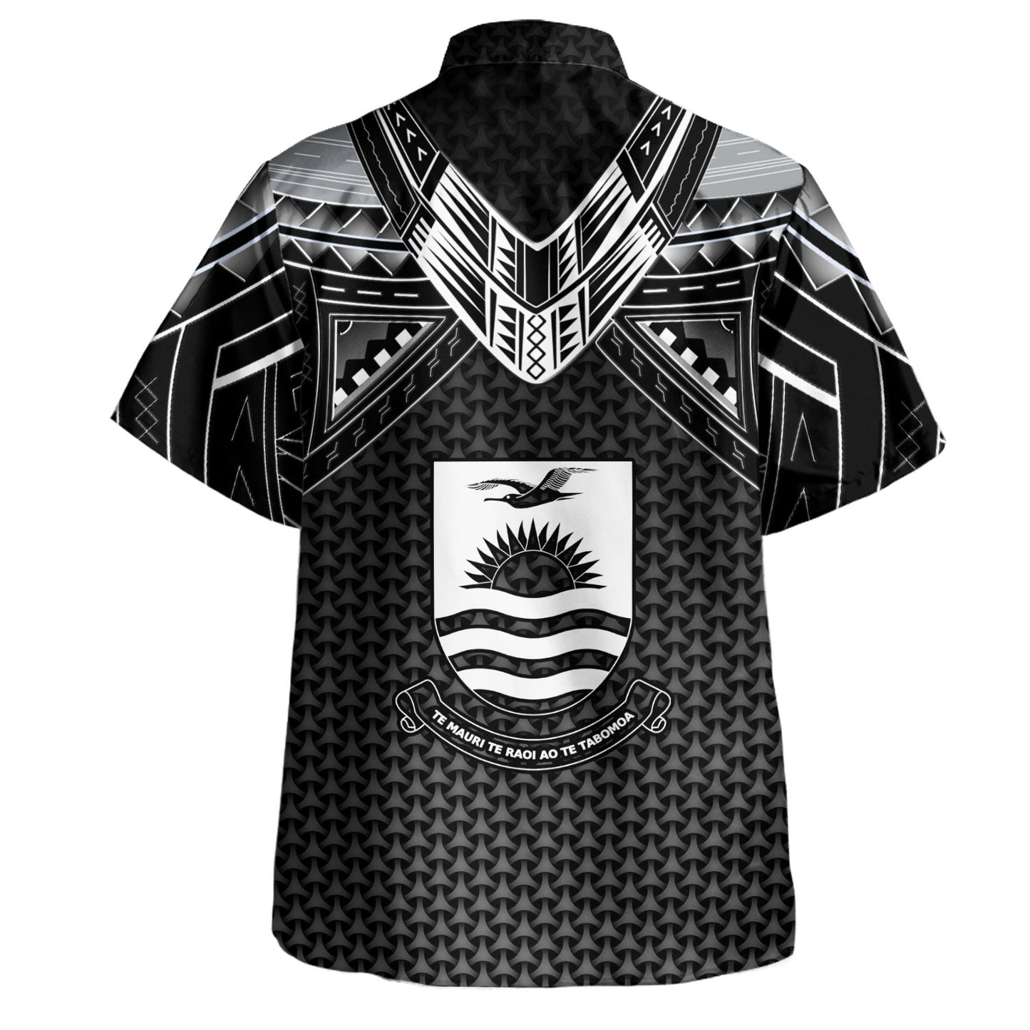 Kiribati Custom Personalised Hawaiian Shirt Polynesian Tribal Tattoo
