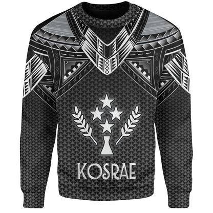 Kosrae Custom Personalised Sweatshirt Polynesian Tribal Tattoo