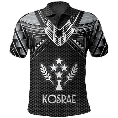 Kosrae Custom Personalised Polo Shirt Polynesian Tribal Tattoo