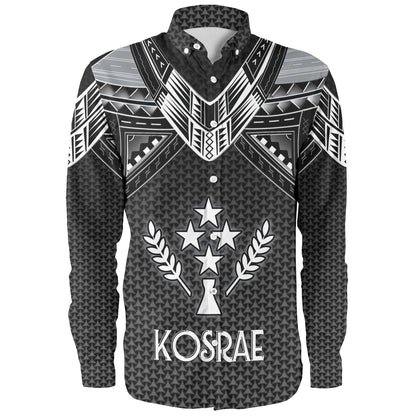 Kosrae Custom Personalised Long Sleeve Shirt Polynesian Tribal Tattoo