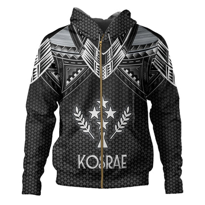 Kosrae Custom Personalised Hoodie Polynesian Tribal Tattoo