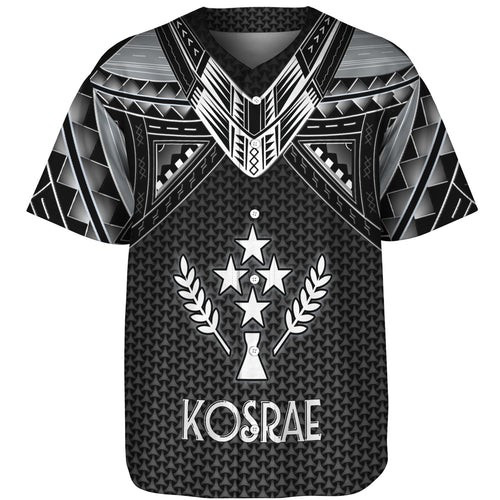 Kosrae Custom Personalised Baseball Shirt Polynesian Tribal Tattoo