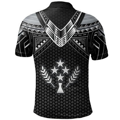 Kosrae Custom Personalised Polo Shirt Polynesian Tribal Tattoo