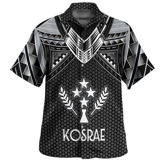 Kosrae Custom Personalised Hawaiian Shirt Polynesian Tribal Tattoo