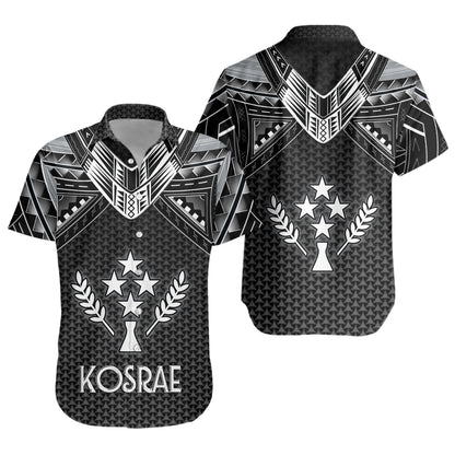 Kosrae Custom Personalised Short Sleeve Shirt Polynesian Tribal Tattoo