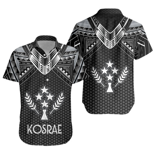 Kosrae Custom Personalised Short Sleeve Shirt Polynesian Tribal Tattoo