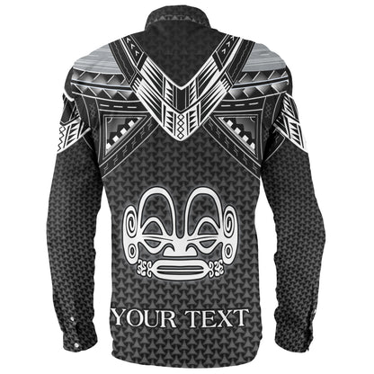 Marquesas Islands Custom Personalised Long Sleeve Shirt Polynesian Tribal Tattoo