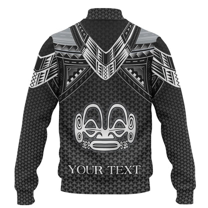 Marquesas Islands Custom Personalised Baseball Jacket Polynesian Tribal Tattoo