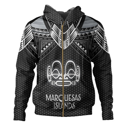 Marquesas Islands Custom Personalised Hoodie Polynesian Tribal Tattoo