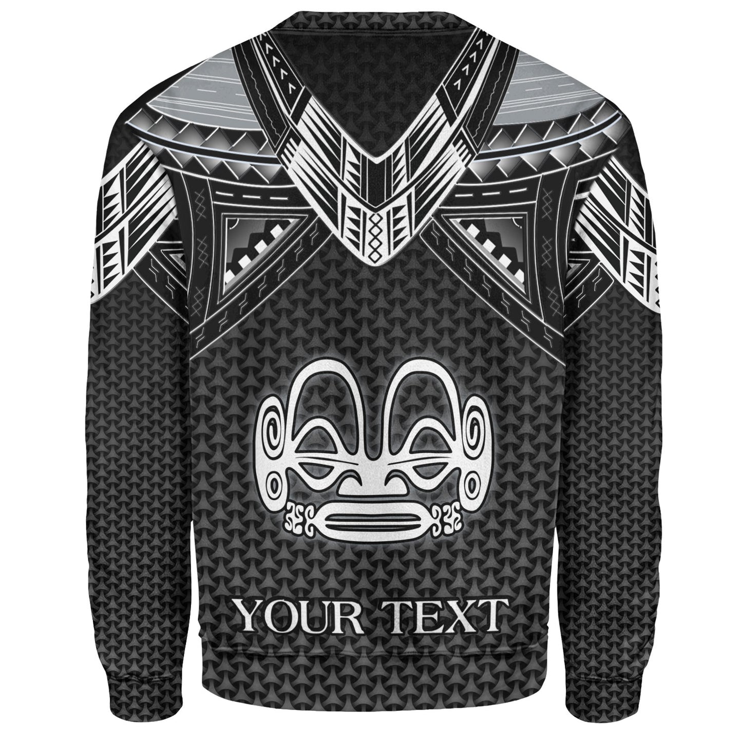 Marquesas Islands Custom Personalised Sweatshirt Polynesian Tribal Tattoo