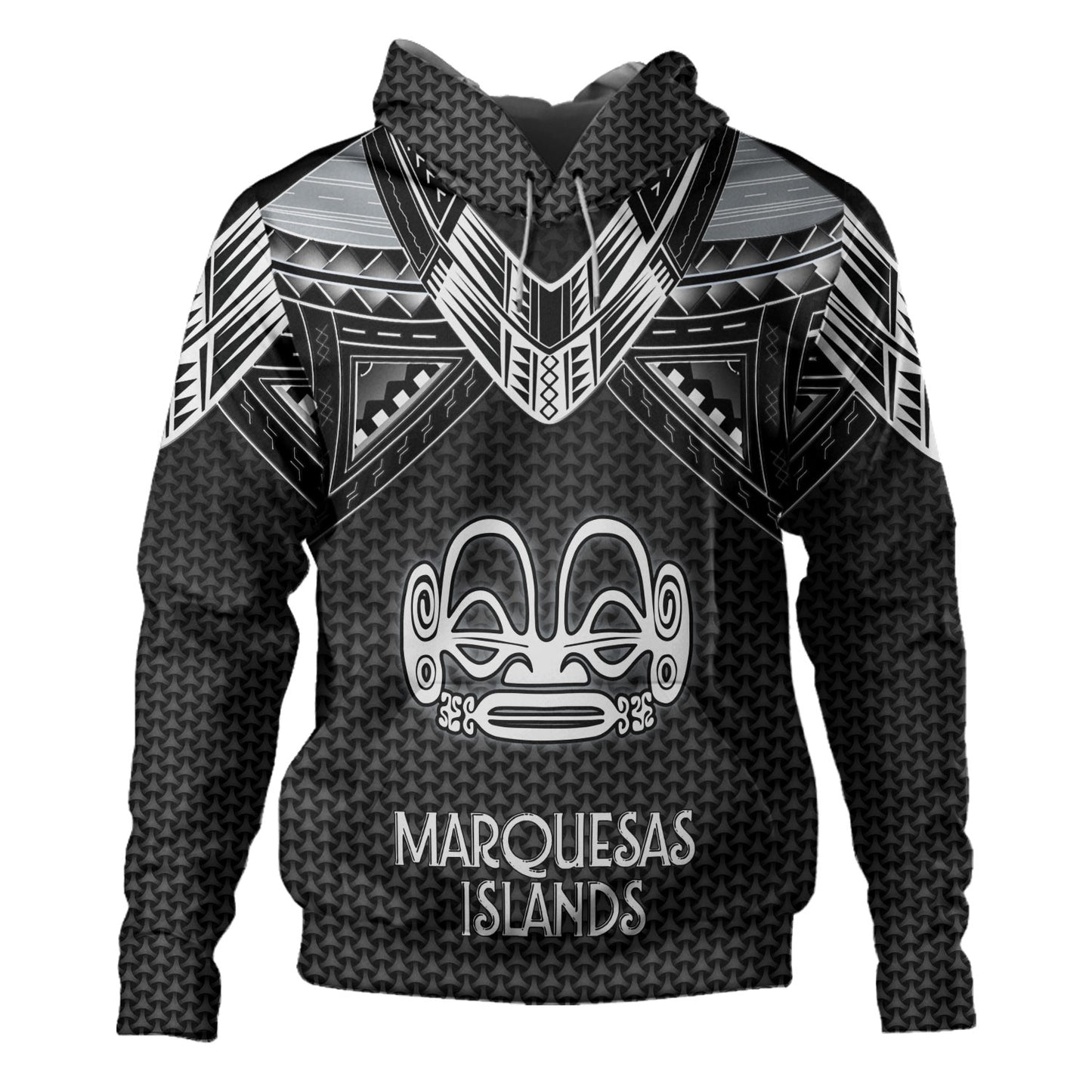 Marquesas Islands Custom Personalised Hoodie Polynesian Tribal Tattoo
