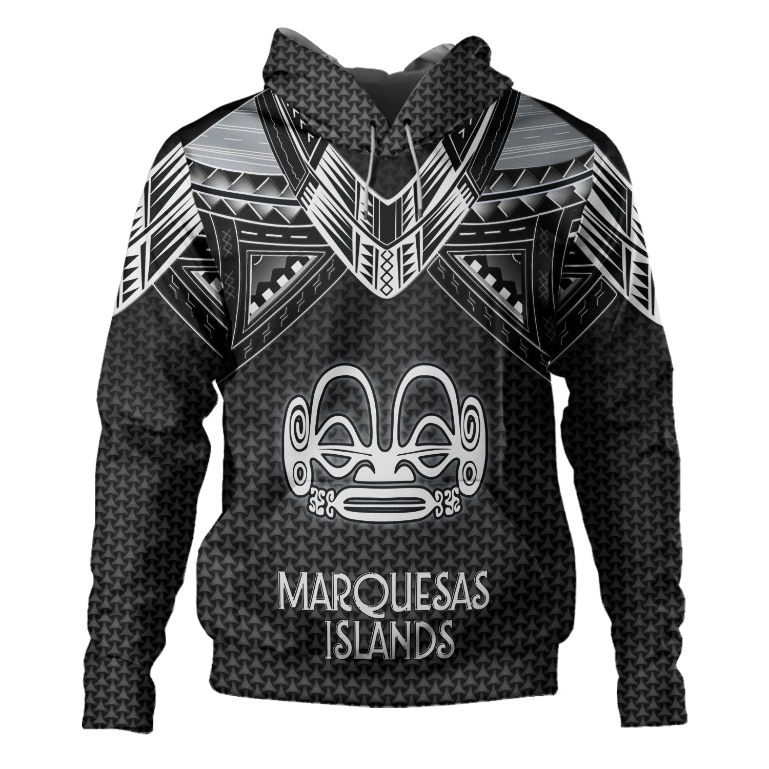 Marquesas Islands Custom Personalised Hoodie Polynesian Tribal Tattoo