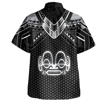 Tahiti Custom Personalised Hawaiian Shirt Polynesian Tribal Tattoo