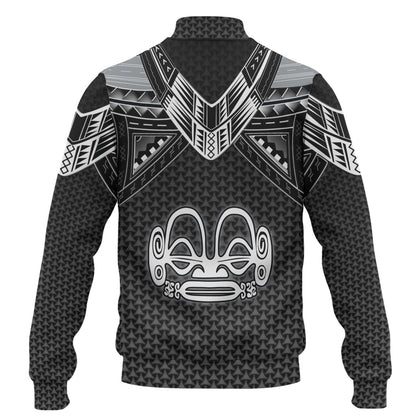 Marquesas Islands Custom Personalised Baseball Jacket Polynesian Tribal Tattoo