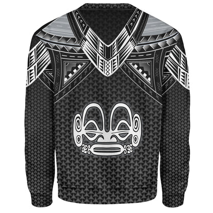 Marquesas Islands Custom Personalised Sweatshirt Polynesian Tribal Tattoo