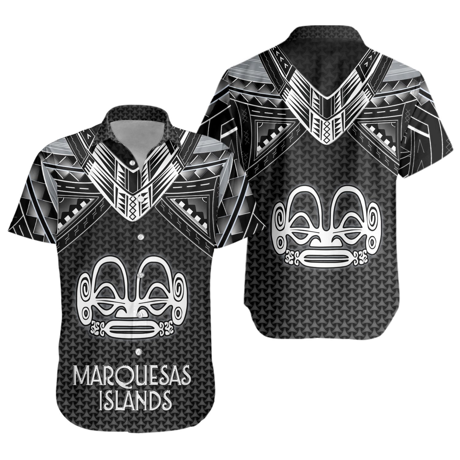 Marquesas Islands Custom Personalised Short Sleeve Shirt Polynesian Tribal Tattoo