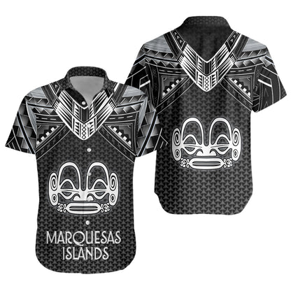 Marquesas Islands Custom Personalised Short Sleeve Shirt Polynesian Tribal Tattoo