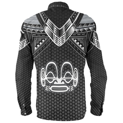 Marquesas Islands Custom Personalised Long Sleeve Shirt Polynesian Tribal Tattoo