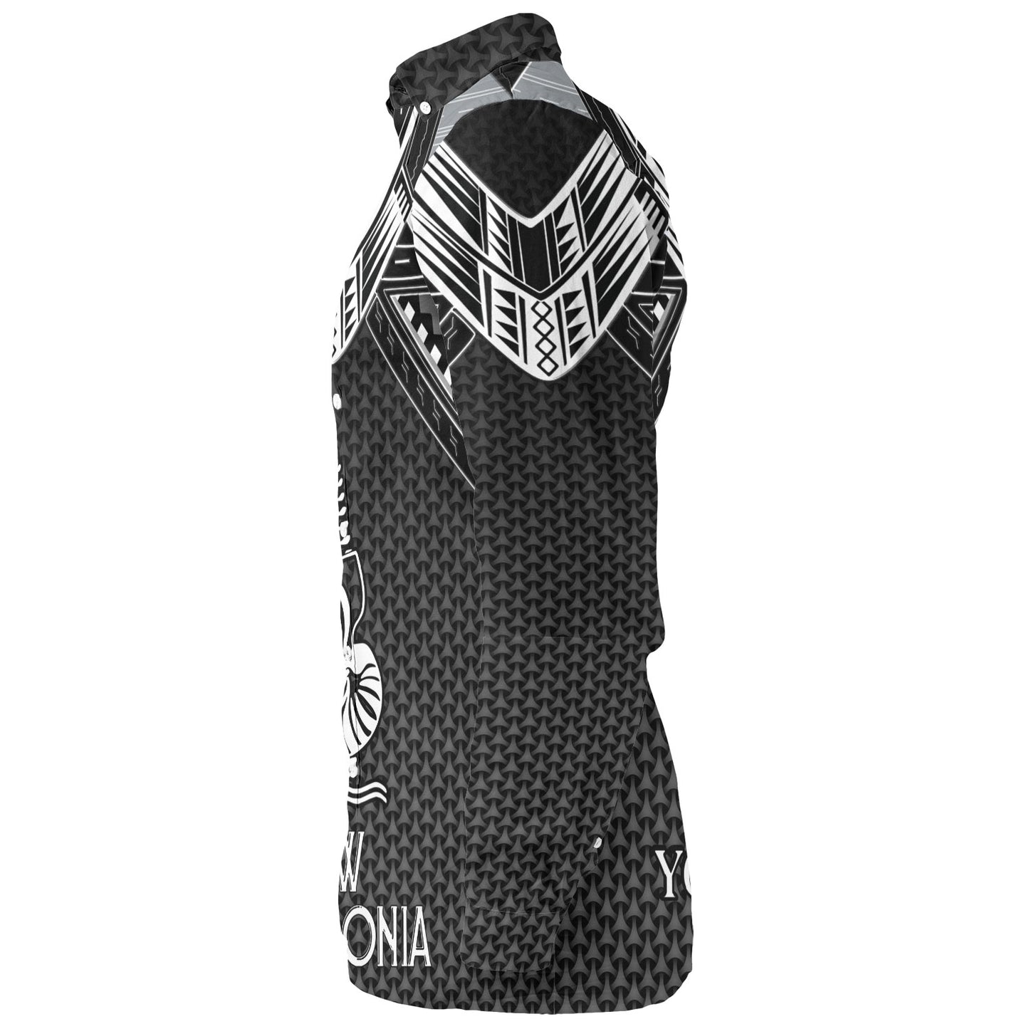 New Caledonia Custom Personalised Long Sleeve Shirt Polynesian Tribal Tattoo