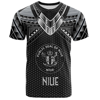 Niue Custom Personalised T-Shirt Polynesian Tribal Tattoo