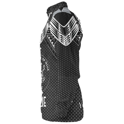 Niue Custom Personalised Long Sleeve Shirt Polynesian Tribal Tattoo