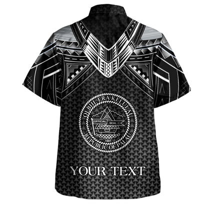 Palau Custom Personalised Hawaiian Shirt Polynesian Tribal Tattoo