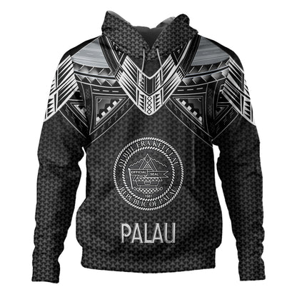 Palau Custom Personalised Hoodie Polynesian Tribal Tattoo