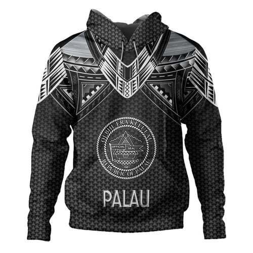 Palau Custom Personalised Hoodie Polynesian Tribal Tattoo