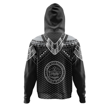 Palau Custom Personalised Hoodie Polynesian Tribal Tattoo