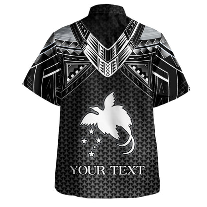New Caledonia Custom Personalised Hawaiian Shirt Polynesian Tribal Tattoo